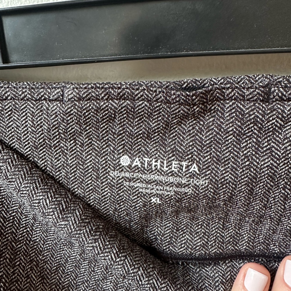 Athleta Hereingbone Gray Women's Pants - Picture 5 of 5